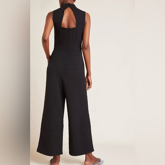 NWT Eva Franco Charley/Anthropology Mock Neck Jumpsuit. Size Small. - Picture 2 of 12